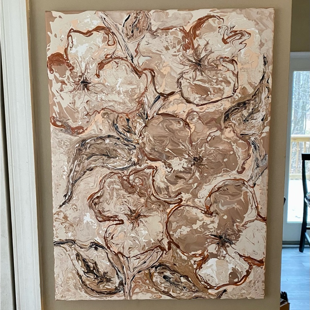 Original Painting Acrylic On 18x24 Canvas